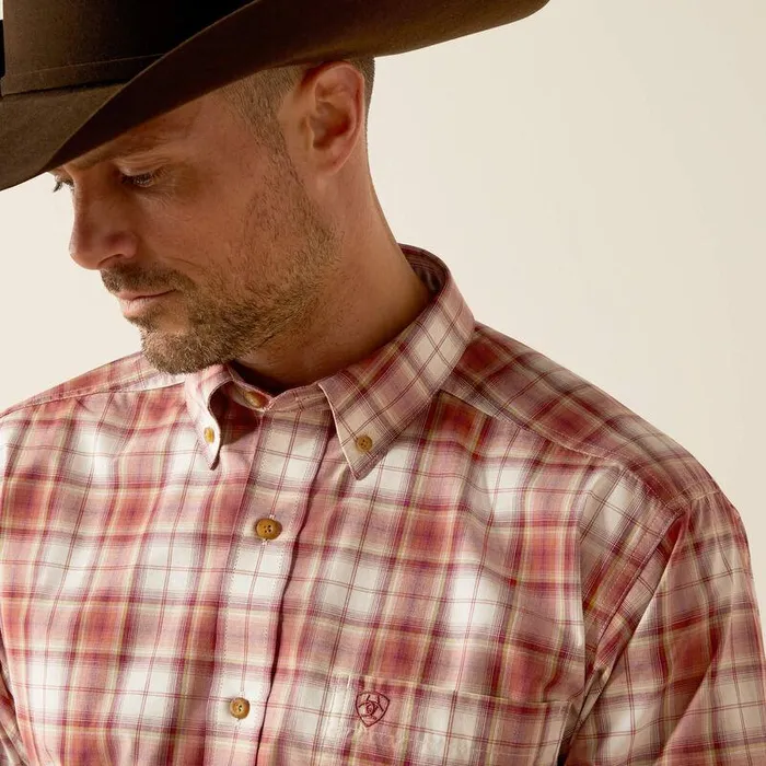 Men Button Down Shirts Ariat Pro Series Sonny Classic Fit Shirt Red Men Button Down Shirts Ariat Pro Series Sonny Classic Fit Shirt Red