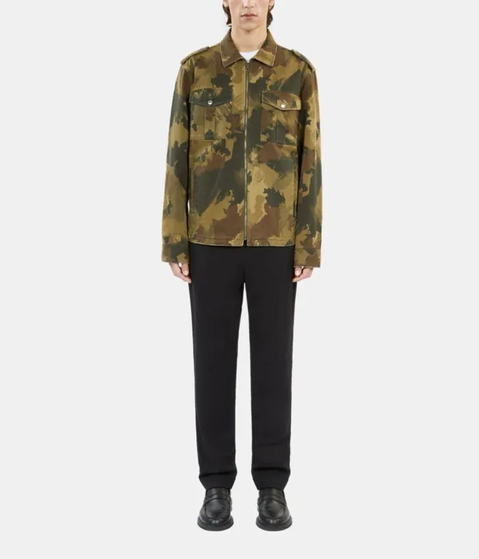 Men Camouflage Jacket THE KOOPLES Coats and Jackets