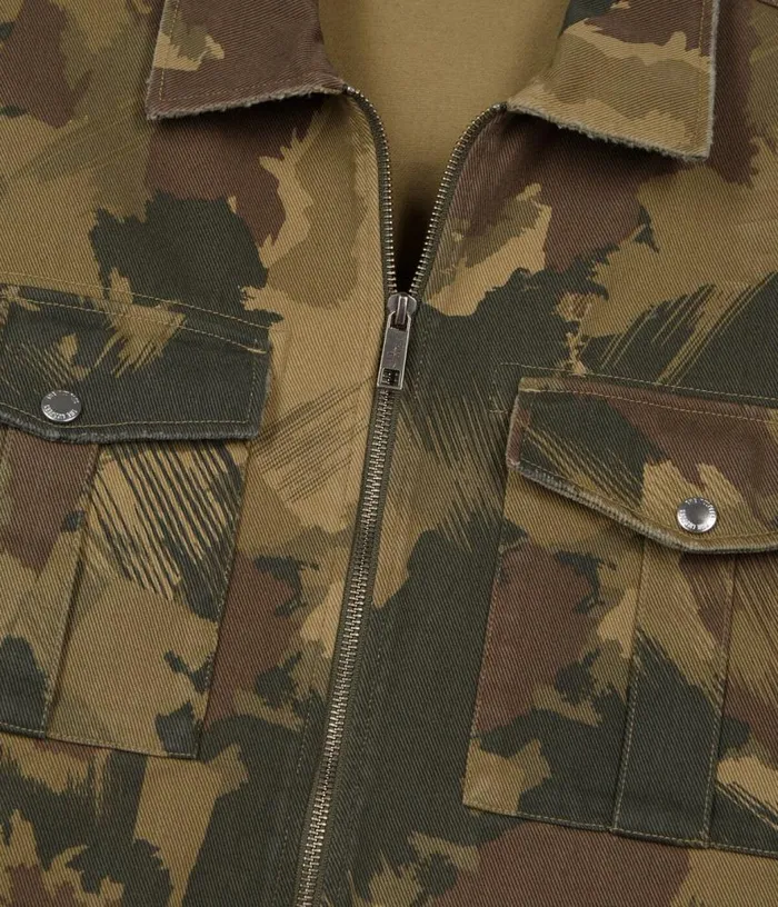 Men Camouflage Jacket THE KOOPLES Coats and Jackets