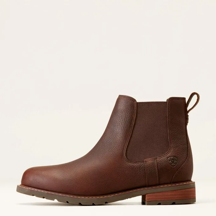 Men Chelsea Boots Ariat Wexford Waterproof Chelsea Boot Dark Brown