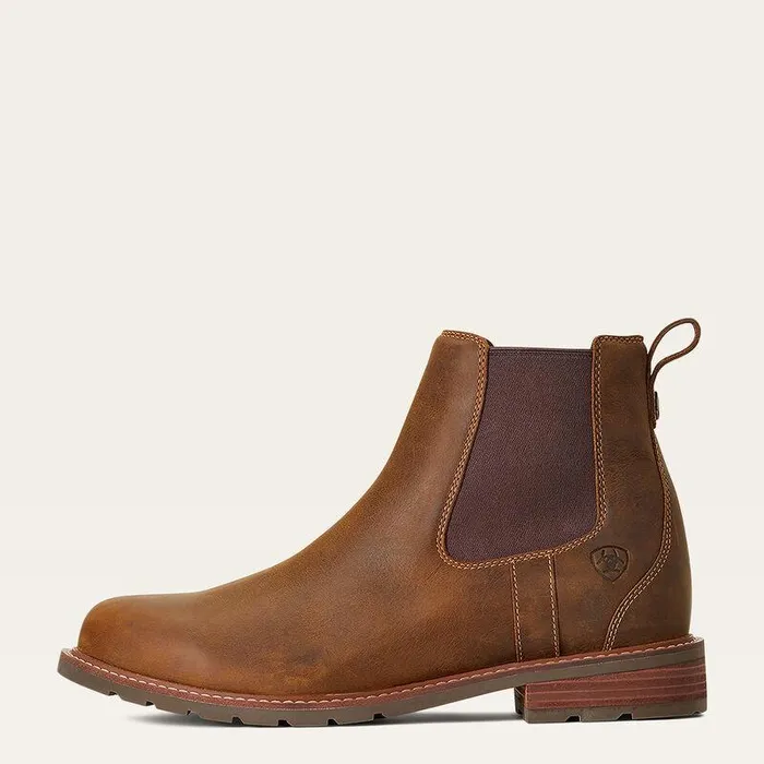 Men Chelsea Boots Ariat Wexford Waterproof Chelsea Boot Weathered Brown Men Chelsea Boots Ariat Wexford Waterproof Chelsea Boot Weathered Brown