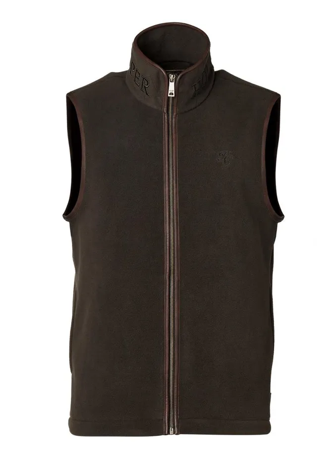 Men Country Fleece Gilet Khaki Holland Cooper Gilets