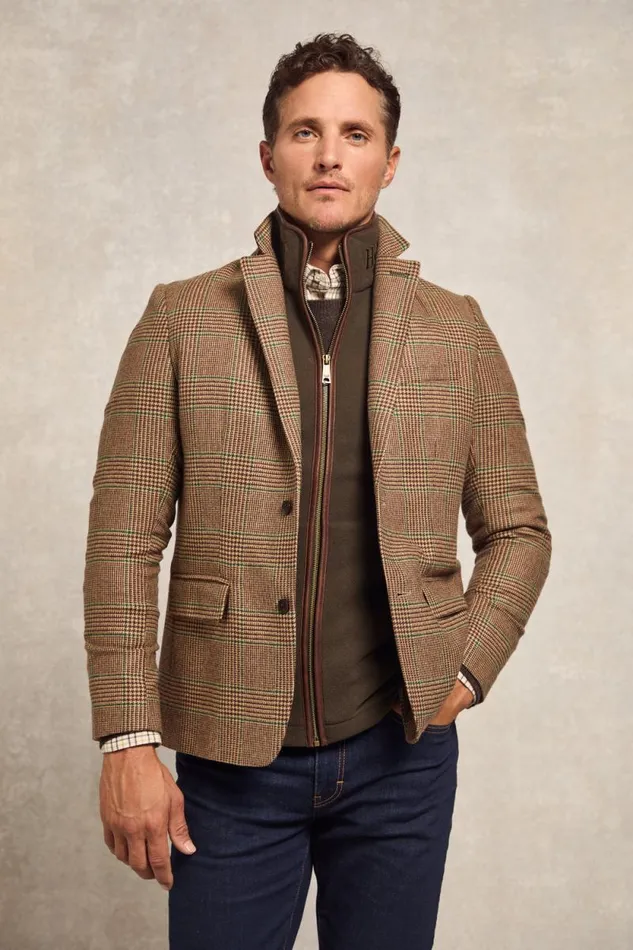 Men Country Fleece Gilet Khaki Holland Cooper Gilets