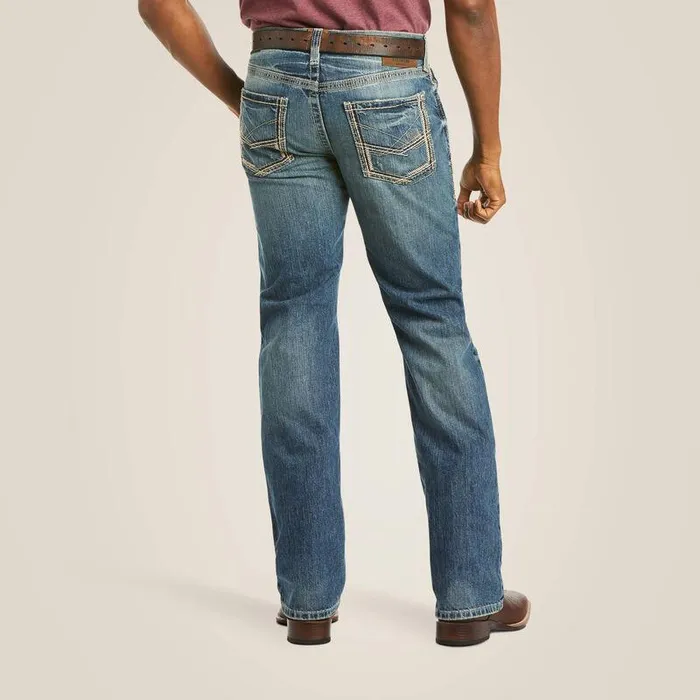 Men Denim Ariat M5 Slim Gambler Stackable Straight Leg Jean Gambler Men Denim Ariat M5 Slim Gambler Stackable Straight Leg Jean Gambler