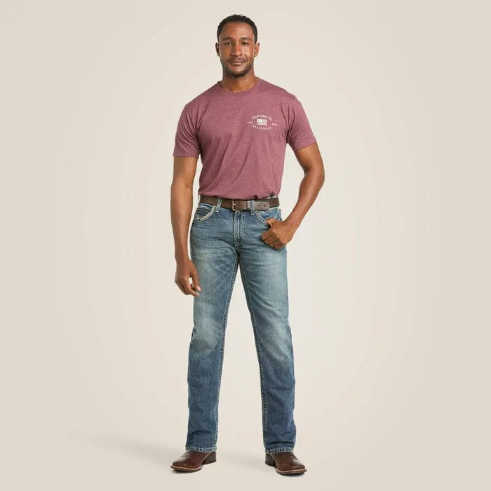 Men Denim Ariat M5 Slim Gambler Stackable Straight Leg Jean Gambler Men Denim Ariat M5 Slim Gambler Stackable Straight Leg Jean Gambler