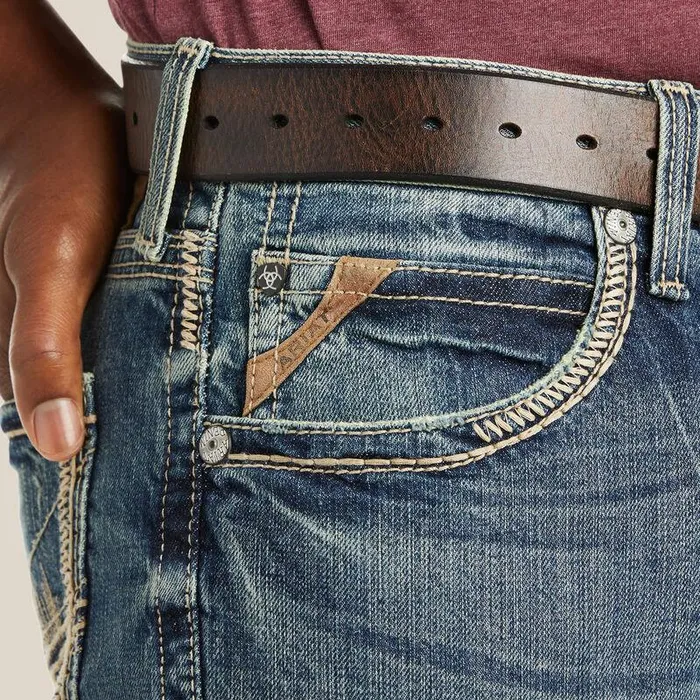 Men Denim Ariat M5 Slim Gambler Stackable Straight Leg Jean Gambler Men Denim Ariat M5 Slim Gambler Stackable Straight Leg Jean Gambler