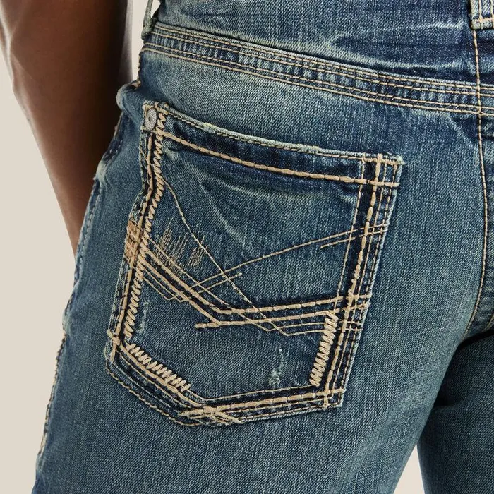 Men Denim Ariat M5 Slim Gambler Stackable Straight Leg Jean Gambler Men Denim Ariat M5 Slim Gambler Stackable Straight Leg Jean Gambler