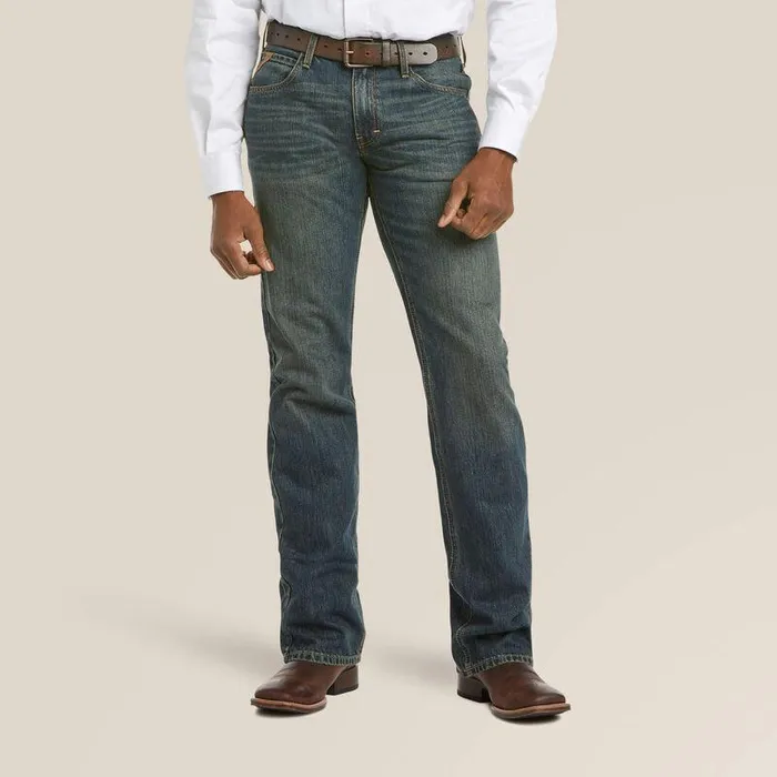 Men Denim Ariat M5 Slim Legacy Stackable Straight Leg Jean Swagger
