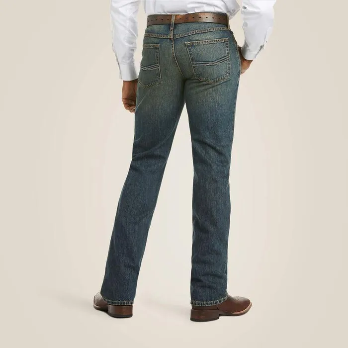 Men Denim Ariat M5 Slim Legacy Stackable Straight Leg Jean Swagger Men Denim Ariat M5 Slim Legacy Stackable Straight Leg Jean Swagger