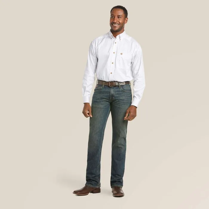 Men Denim Ariat M5 Slim Legacy Stackable Straight Leg Jean Swagger Men Denim Ariat M5 Slim Legacy Stackable Straight Leg Jean Swagger