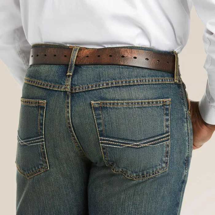 Men Denim Ariat M5 Slim Legacy Stackable Straight Leg Jean Swagger Men Denim Ariat M5 Slim Legacy Stackable Straight Leg Jean Swagger