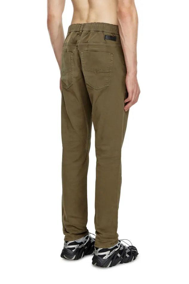 Men Diesel Jeans Regular 2030 DKrooley Joggjeans 0670M Dark Green Men Diesel Jeans Regular 2030 DKrooley Joggjeans 0670M Dark Green