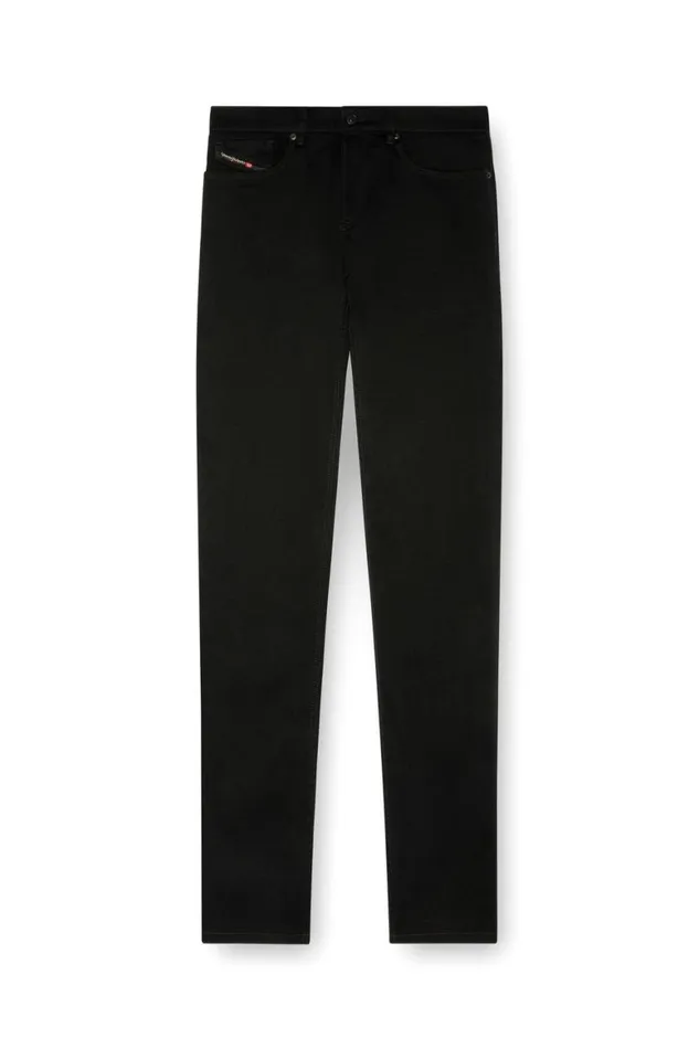 Men Diesel Jeans Regular Jeans 2023 DFinitive 069YP Blackdark Grey