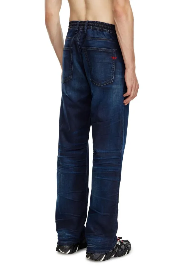 Men Diesel Jeans Relaxed 2080 DReel Joggjeans 09J35 Dark Blue