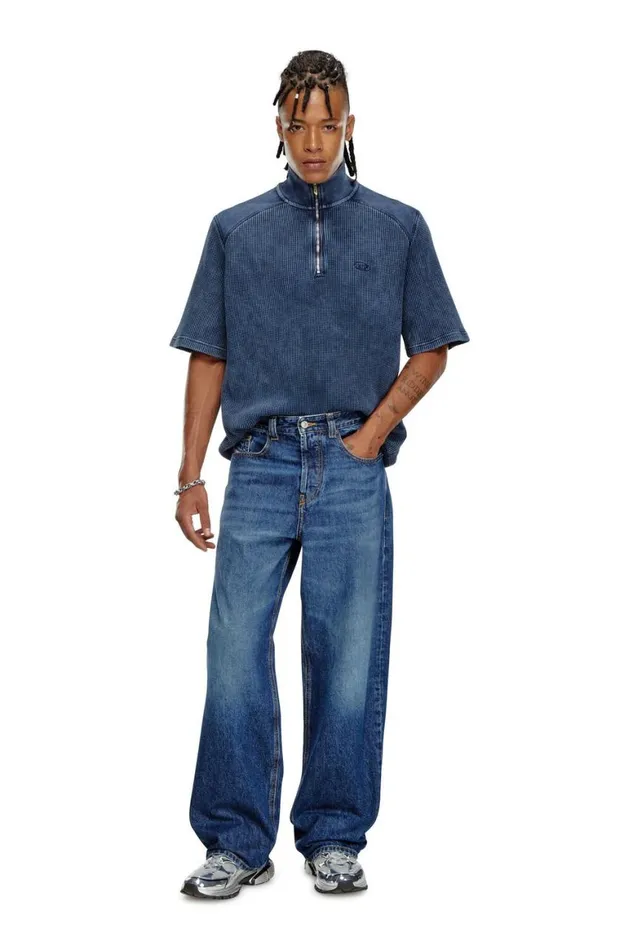 Men Diesel Jeans Relaxed Jeans 2001 DMacro 09I27 Medium Blue
