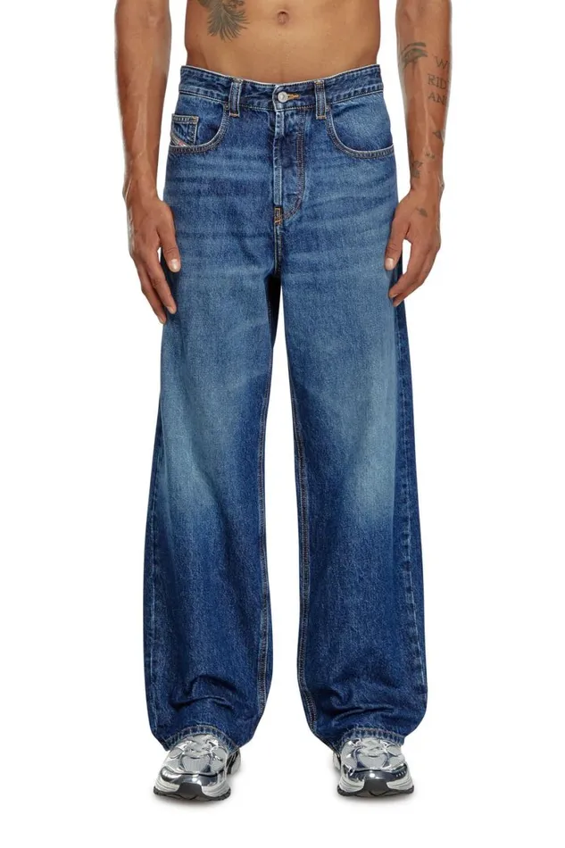 Men Diesel Jeans Relaxed Jeans 2001 DMacro 09I27 Medium Blue