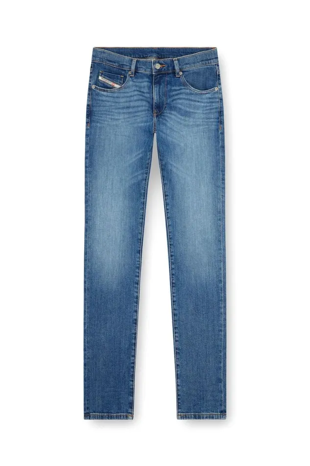 Men Diesel Jeans Slim Jeans 2019 DStrukt 0KIAL Light Blue
