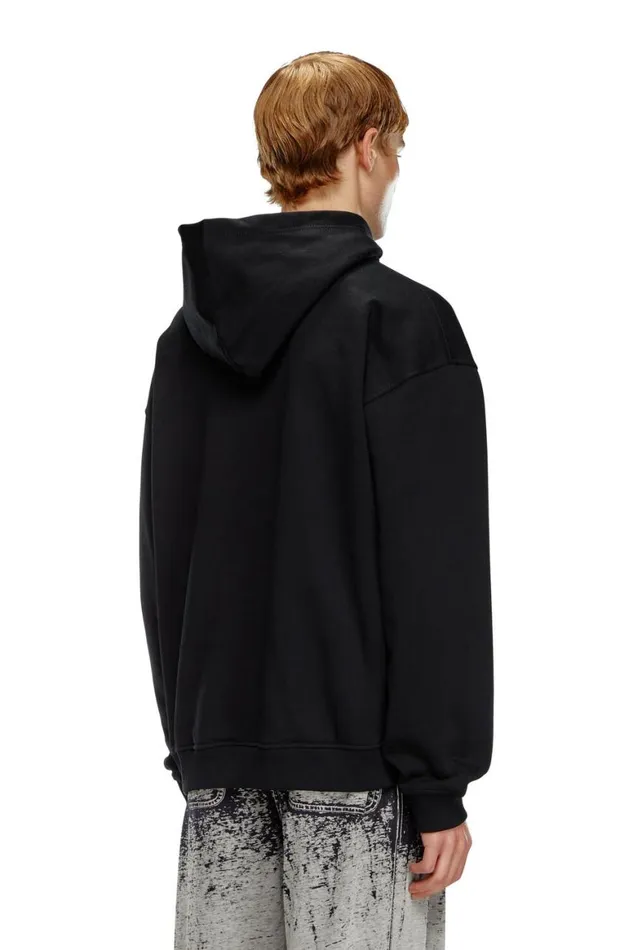 Men Diesel Sweatshirts and Hoodies SBOXTHOODLAB Black Men Diesel Sweatshirts and Hoodies SBOXTHOODLAB Black