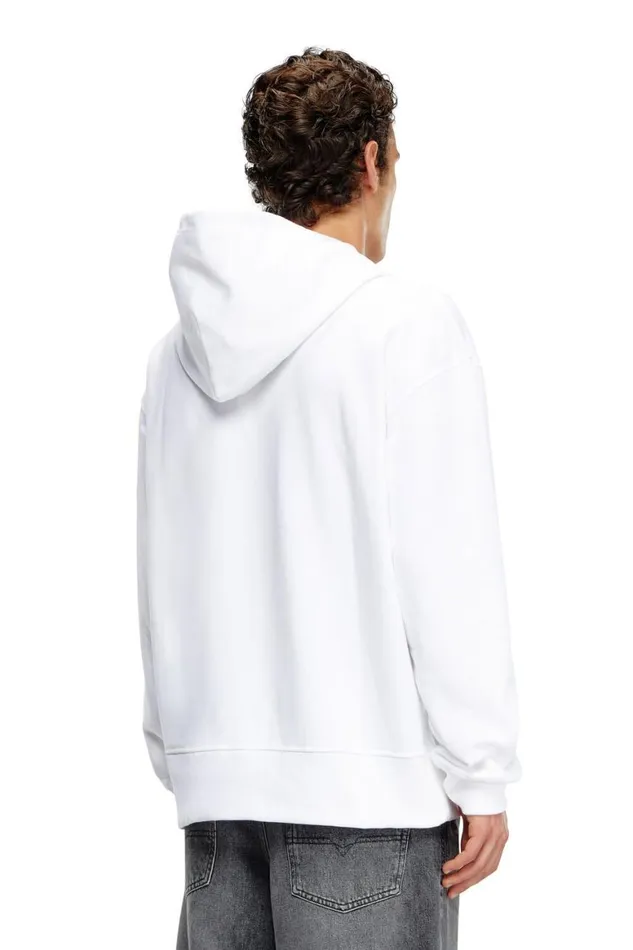 Men Diesel Sweatshirts and Hoodies SMACSHOODOD White Men Diesel Sweatshirts and Hoodies SMACSHOODOD White