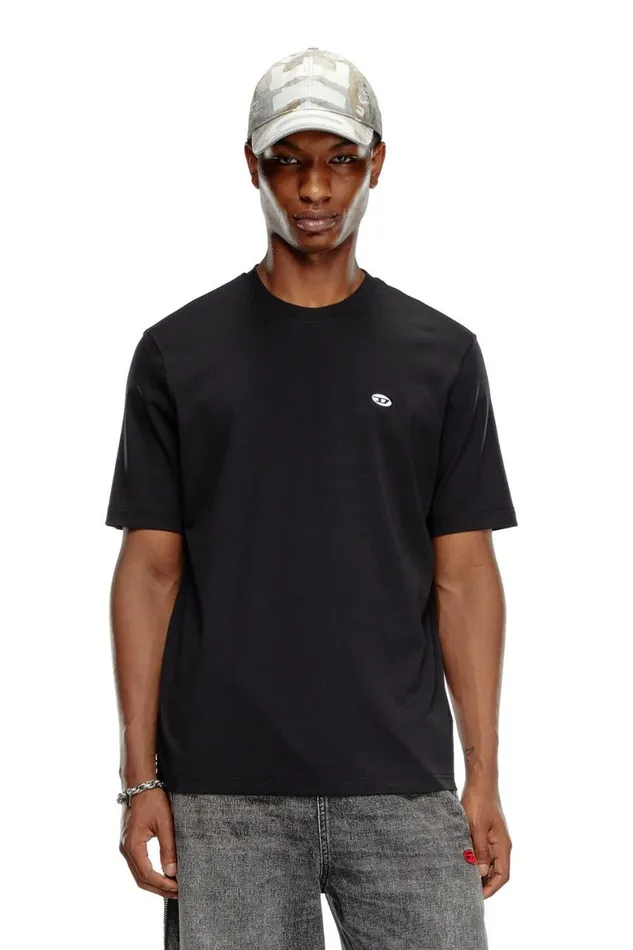 Men Diesel TShirts and Polos TADJUSTDOVALPJ Black Men Diesel TShirts and Polos TADJUSTDOVALPJ Black