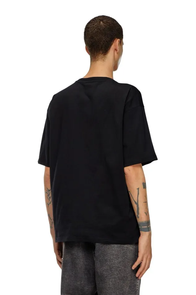Men Diesel TShirts and Polos TBOXTDIV Black