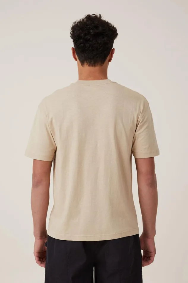 Men Graphic TShirts Cotton On Premium Loose Fit Art TShirt Stone Clayoregon
