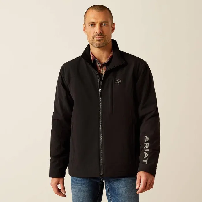 Men Jackets and Vests Ariat Pioneer StretchShell Jacket Black