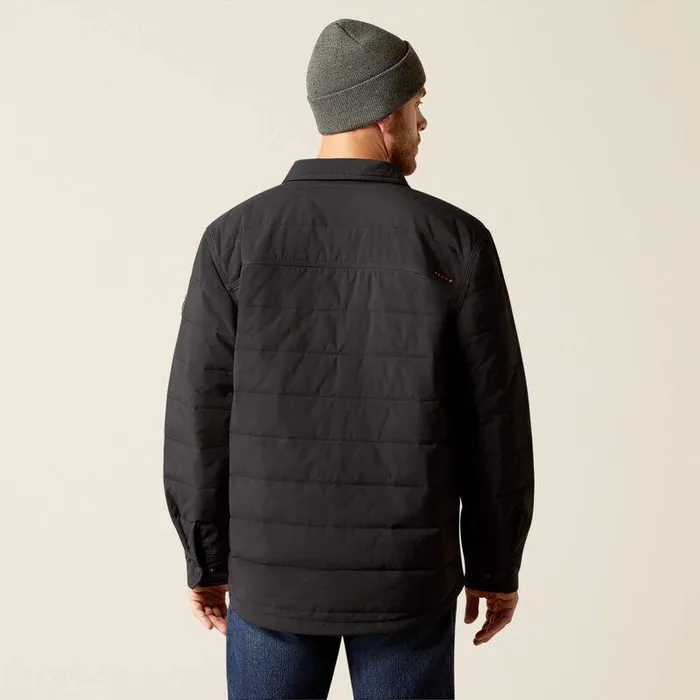 Men Jackets and Vests Ariat Rebar Cordura Ripstop Insulated Shirt Jacket Black Men Jackets and Vests Ariat Rebar Cordura Ripstop Insulated Shirt Jacket Black