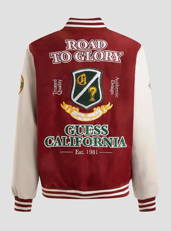 Men Jackets GUESS Vino Varsity Logo Bomber Jacket