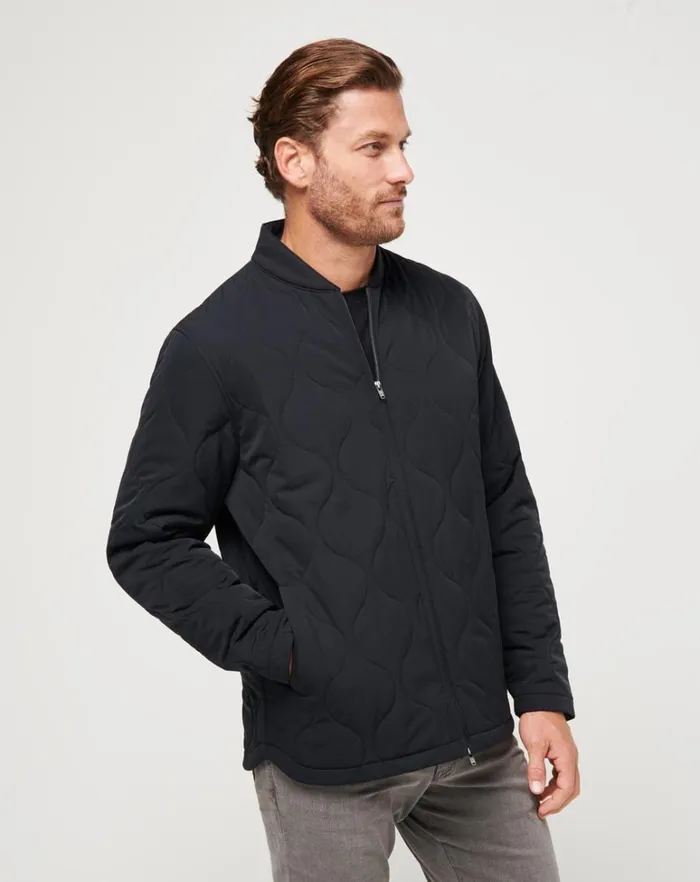 Men Jackets TravisMathew COME WHAT MAY JACKET Black