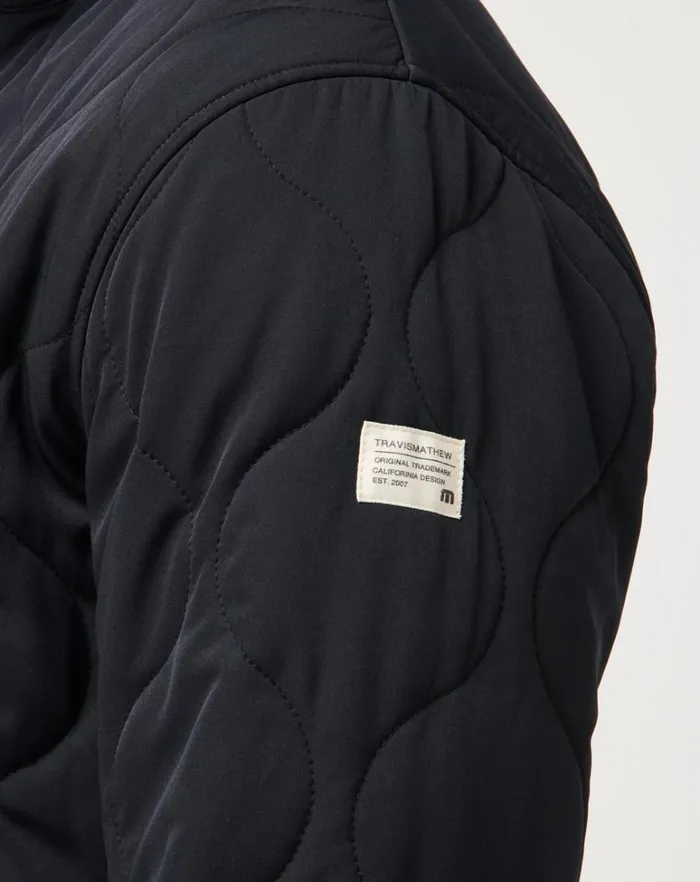 Men Jackets TravisMathew COME WHAT MAY JACKET Black
