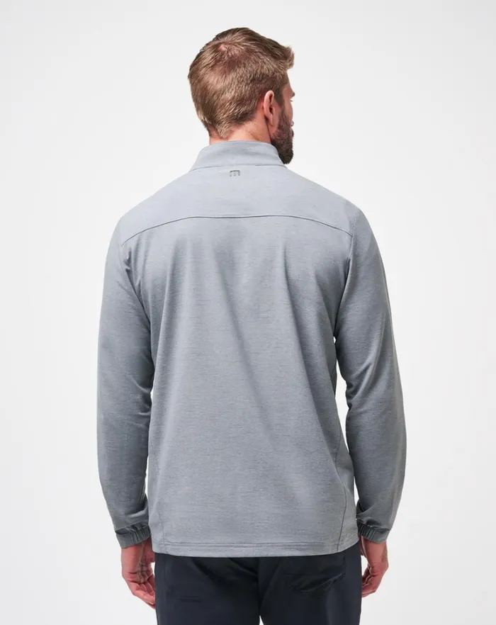 Men Jackets TravisMathew VALLEY VIEW FULL ZIP Heather Grey Men Jackets TravisMathew VALLEY VIEW FULL ZIP Heather Grey
