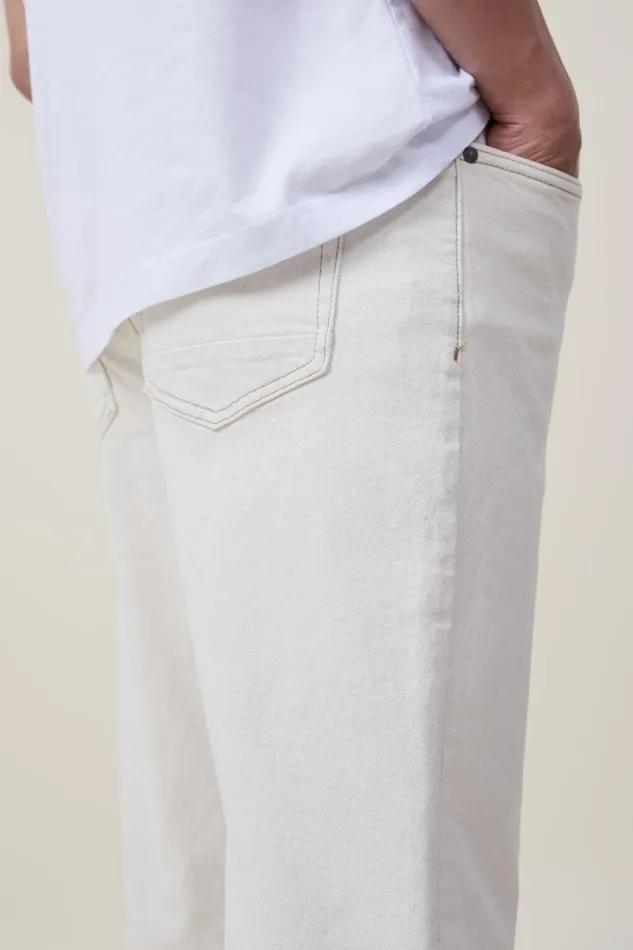 Men Jeans Cotton On Slim Straight Jean Natural