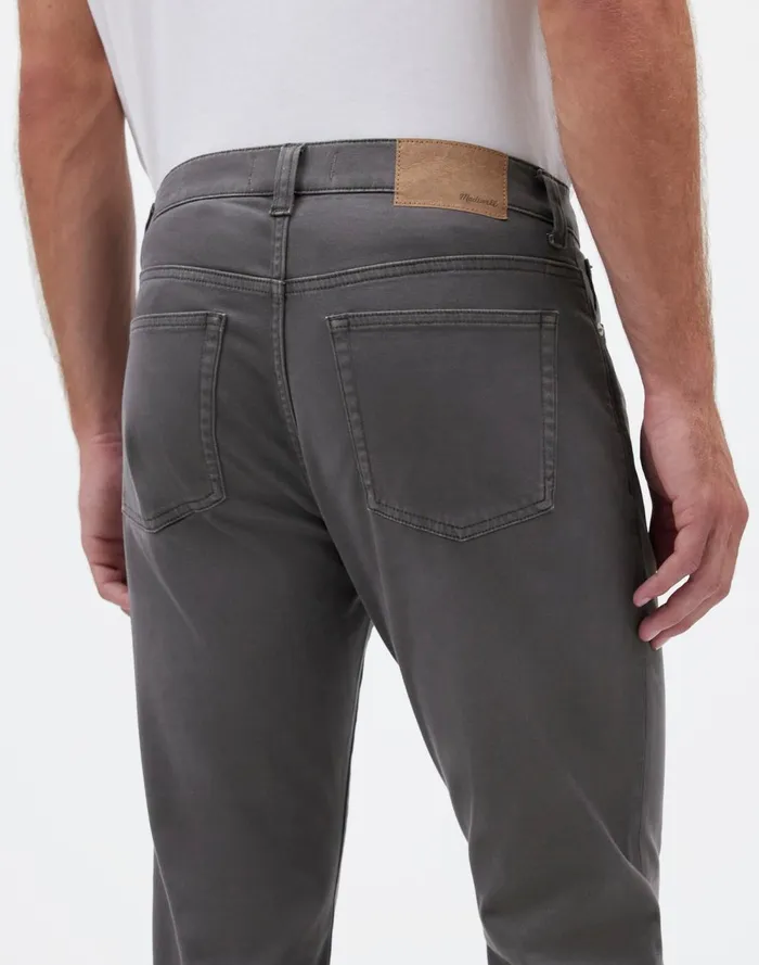 Men Jeans Madewell The Athletic Allday Slim Pant Thunder Cloud
