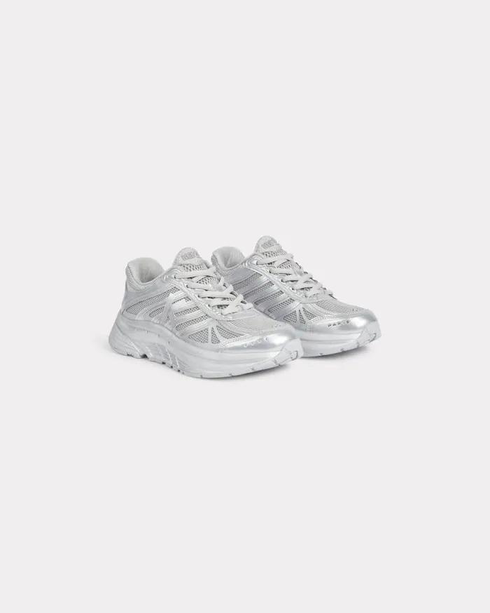 Men KENZOPace Sneakers For Men Silver Kenzo Sneakers