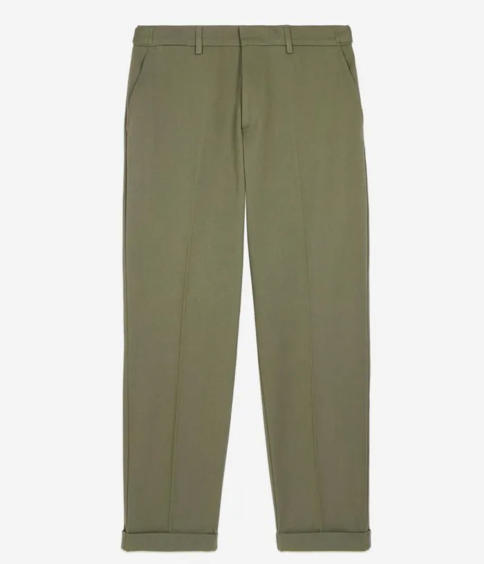 Men Khaki Cotton Trousers THE KOOPLES Pants and Shorts