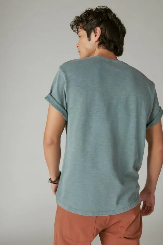 Men Lucky Brand Graphic Tees Lumbear Jack Tee Lead