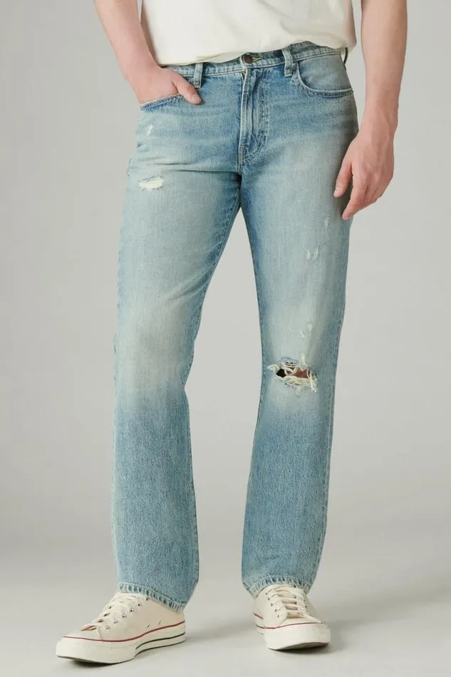 Men Lucky Brand Jeans 223 Straight Becrux Dest