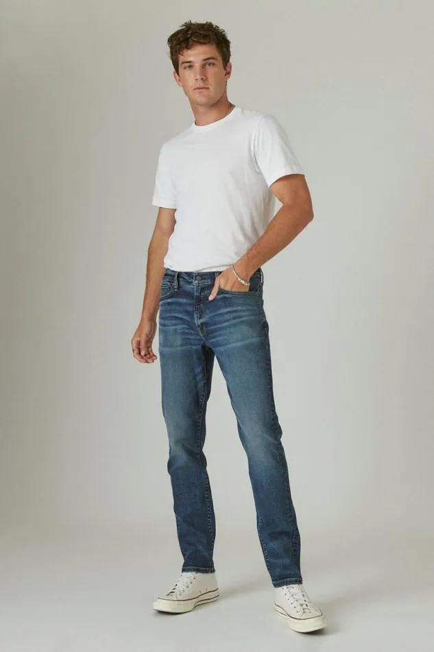 Men Lucky Brand Jeans 411 Athletic Taper Advanced Stretch Jean Kerrwood