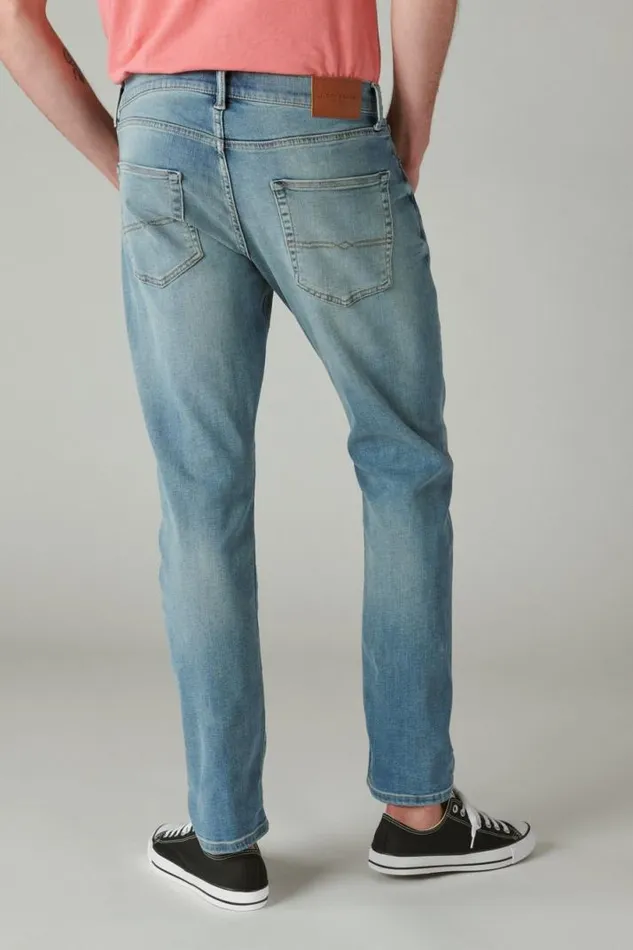 Men Lucky Brand Jeans 412 Athletic Slim Coolmax Stretch Jean Gilman