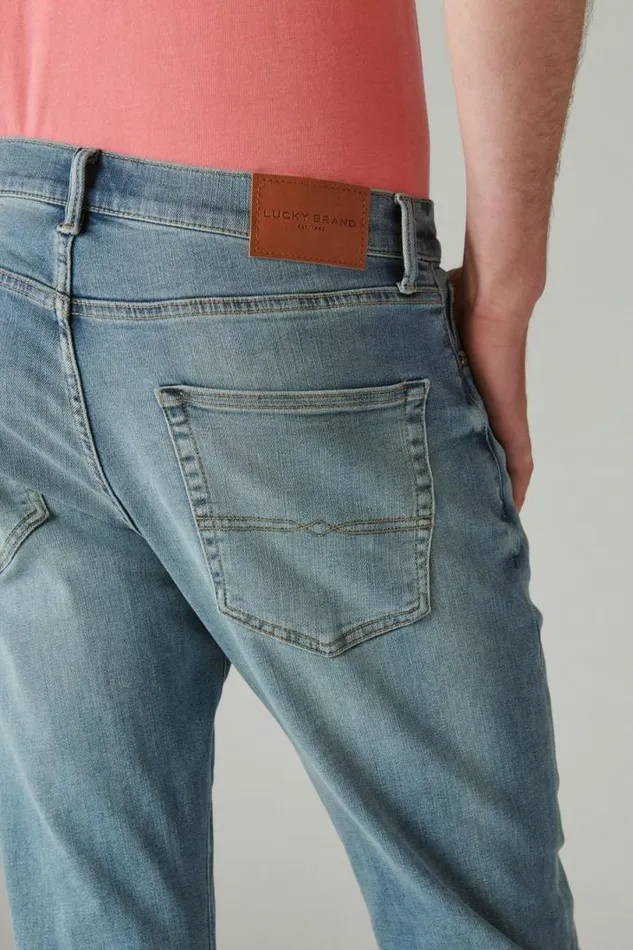 Men Lucky Brand Jeans 412 Athletic Slim Coolmax Stretch Jean Gilman