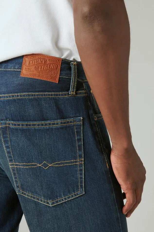 Men Lucky Brand Jeans Lucky Legend 223 Straight Bayonne