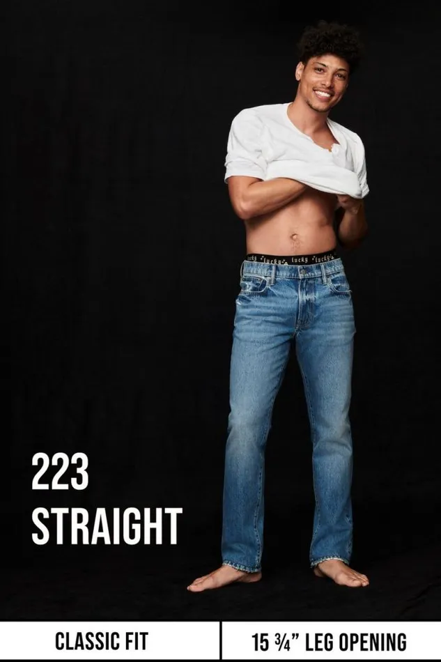 Men Lucky Brand Jeans Lucky Legend 223 Straight Bayonne