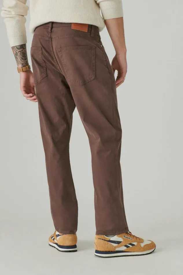 Men Lucky Brand Pants 412 Athletic Slim Sateen Stretch Jean Ebony