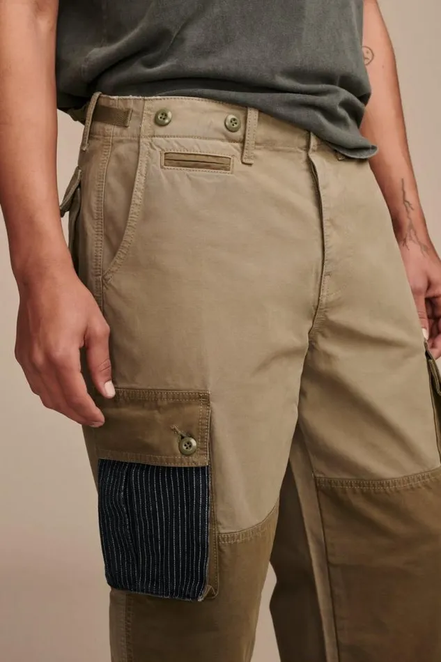 Men Lucky Brand Pants Lucky Legend Mixed Media Cargo Pants Richardson