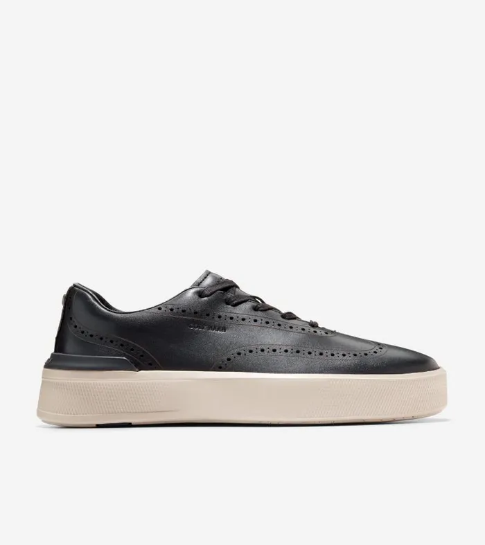 Men Men039s GrandPr Crew Wingtip Sneaker Black Cole Haan Sneakers
