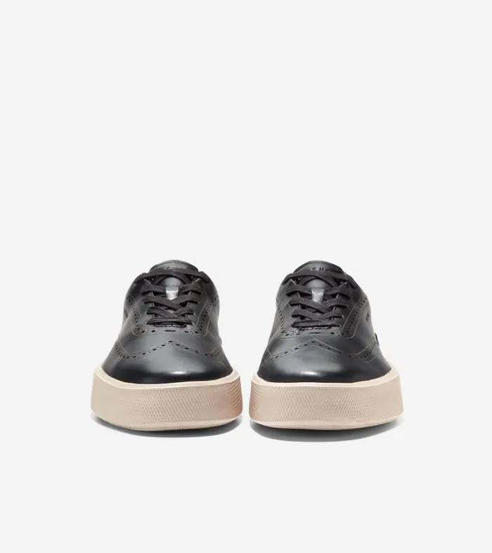 Men Men039s GrandPr Crew Wingtip Sneaker Black Cole Haan Sneakers