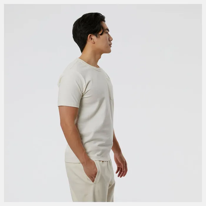 Men NB Athletics Nature State Short Sleeve Tee Greige New Balance Shirts Men NB Athletics Nature State Short Sleeve Tee Greige New Balance Shirts