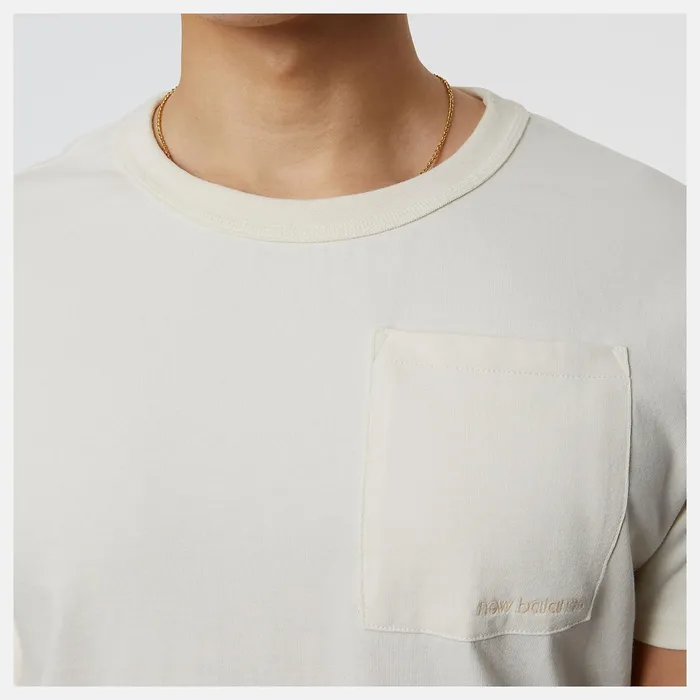 Men NB Athletics Nature State Short Sleeve Tee Greige New Balance Shirts Men NB Athletics Nature State Short Sleeve Tee Greige New Balance Shirts