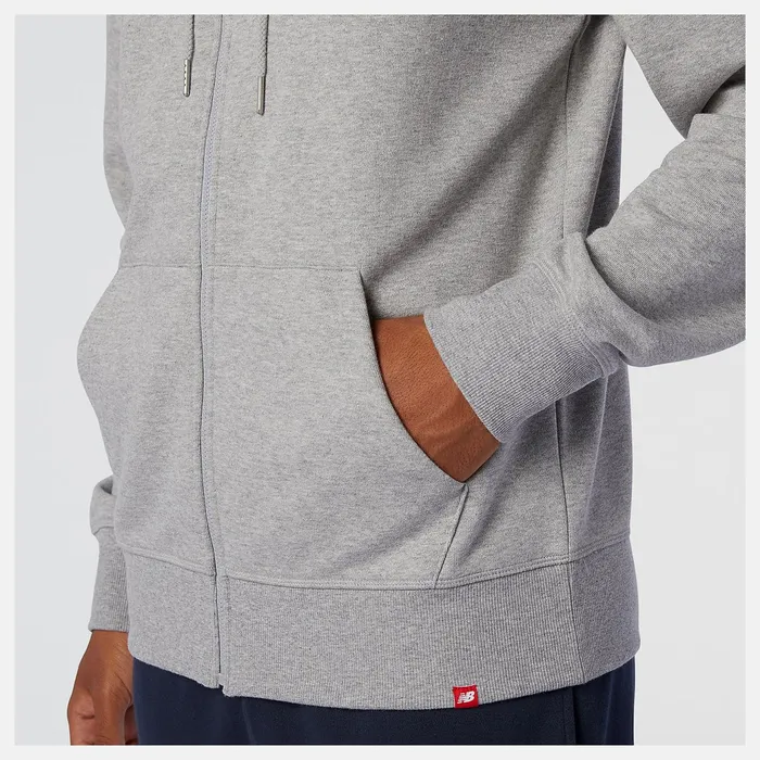 Men NB Essentials Stacked Full Zip Hoodie Athletic Grey New Balance Hoodies and Sweatshirts Men NB Essentials Stacked Full Zip Hoodie Athletic Grey New Balance Hoodies and Sweatshirts
